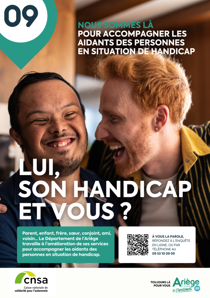 “Elle, lui, son handicap et vous…” : leur avis compte ! – Ariège ...